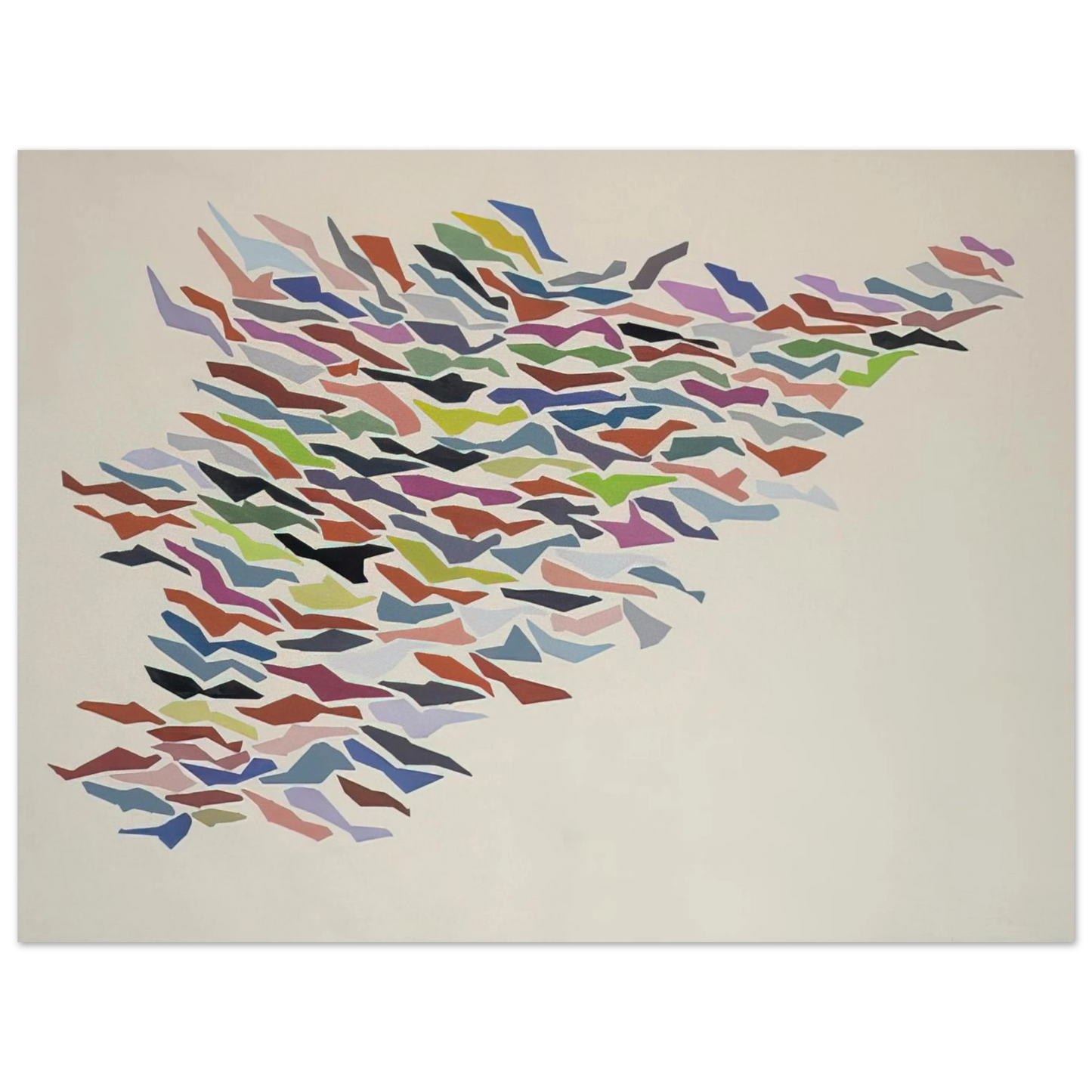 Robert Goodnough - Variables with Color - Post-Painterly Abstraction 75x100 cm / 30x40inches Fine Art Poster