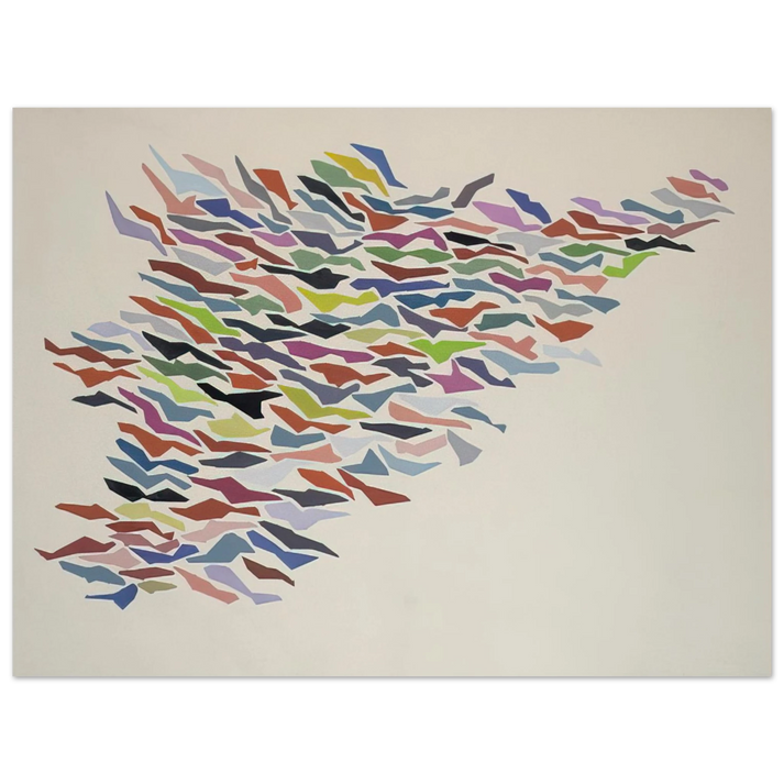 Robert Goodnough - Variables with Color - Post-Painterly Abstraction 75x100 cm / 30x40inches Fine Art Poster