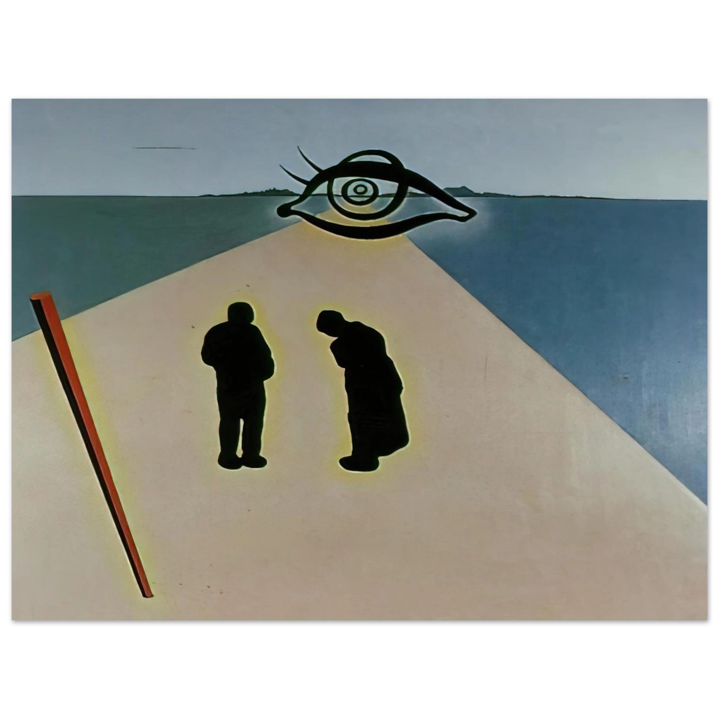 Salvador Dali - THE EYE OF THE ANGELUS 75x100 cm / 30x40inches Fine Art Poster