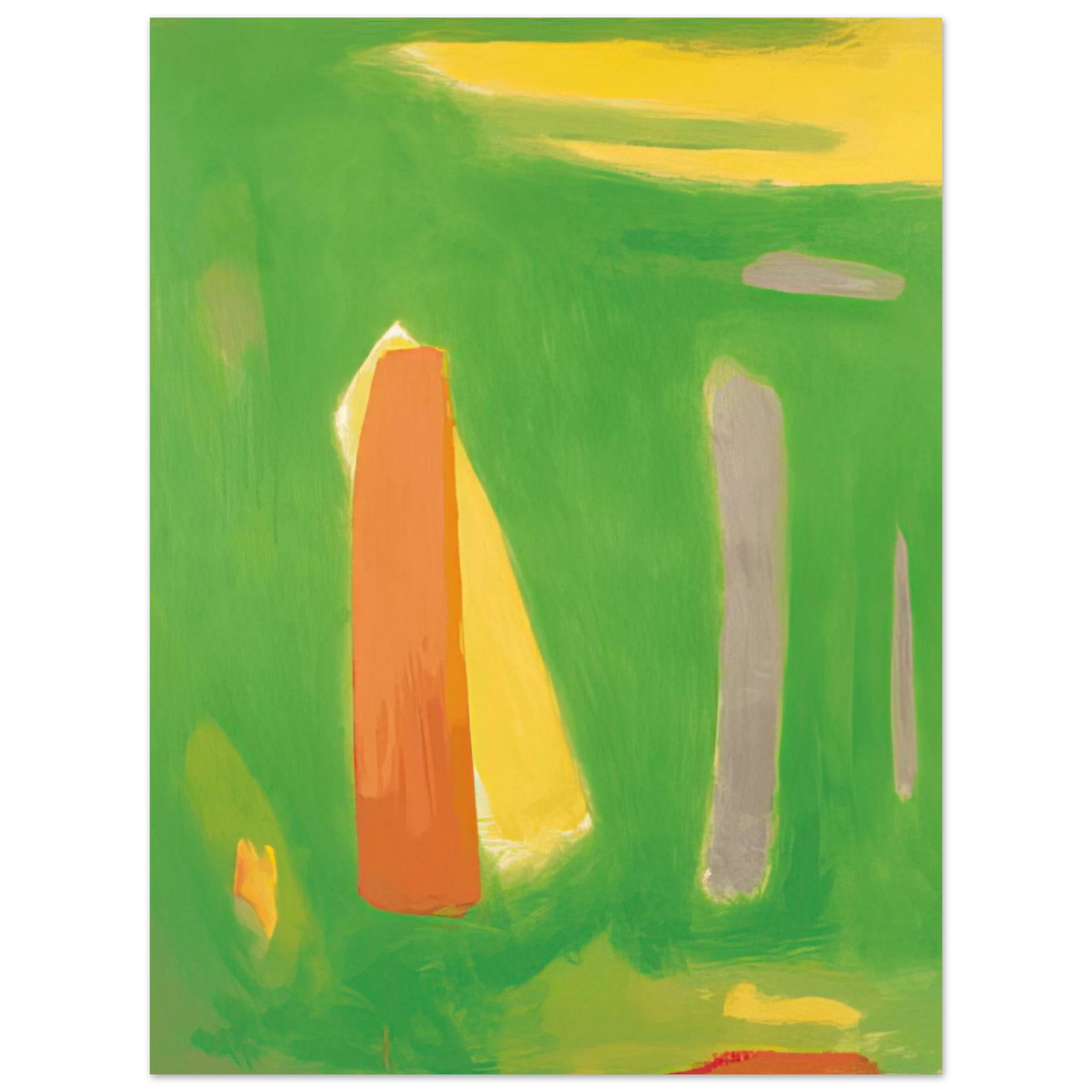 Esteban Vicente - RITMICO 1995 75x100 cm / 30x40inches Fine Art Poster