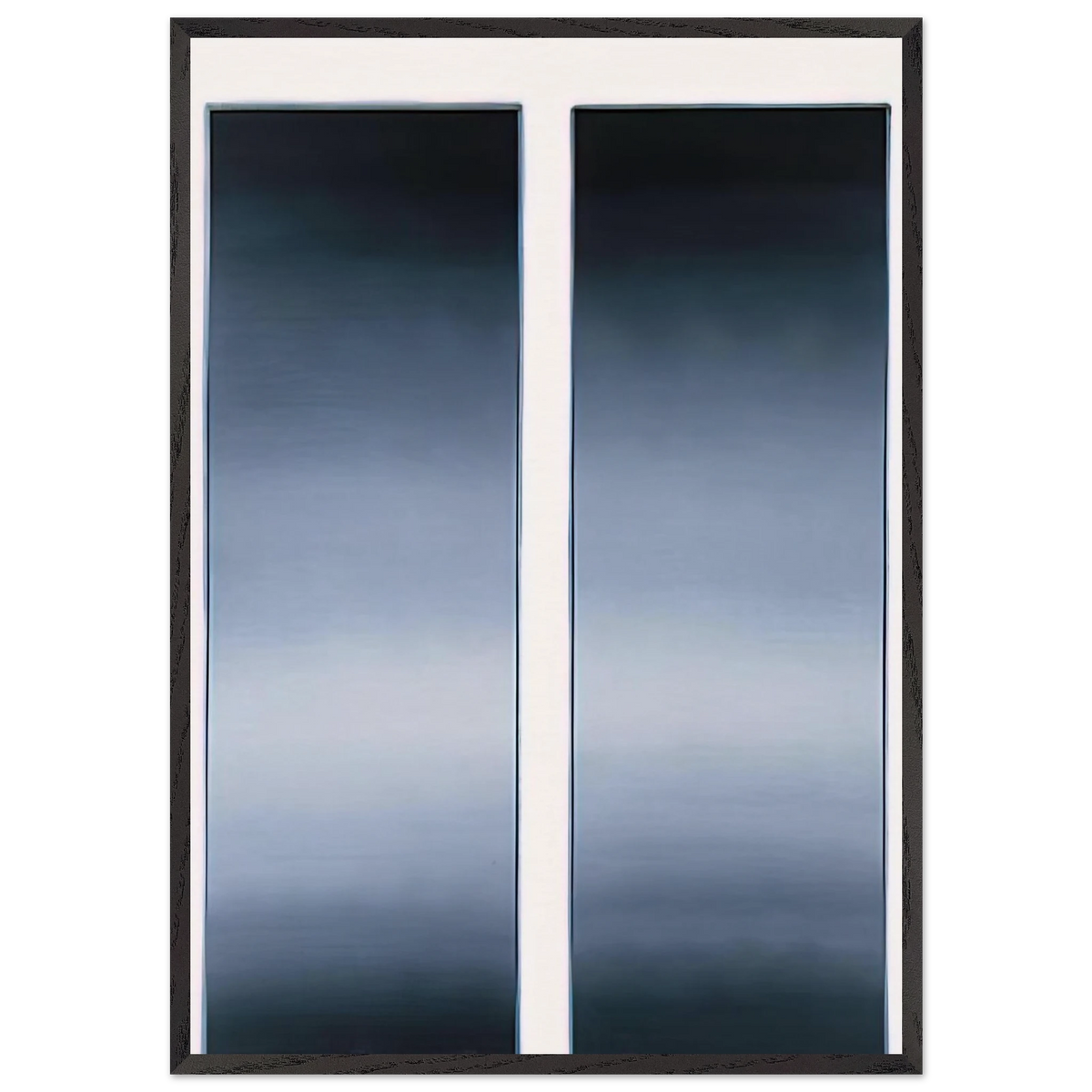 PASSAGE - Gerhard Richter 70x100 cm / 28x40 inches Framed Art Print – Black Wooden Frame