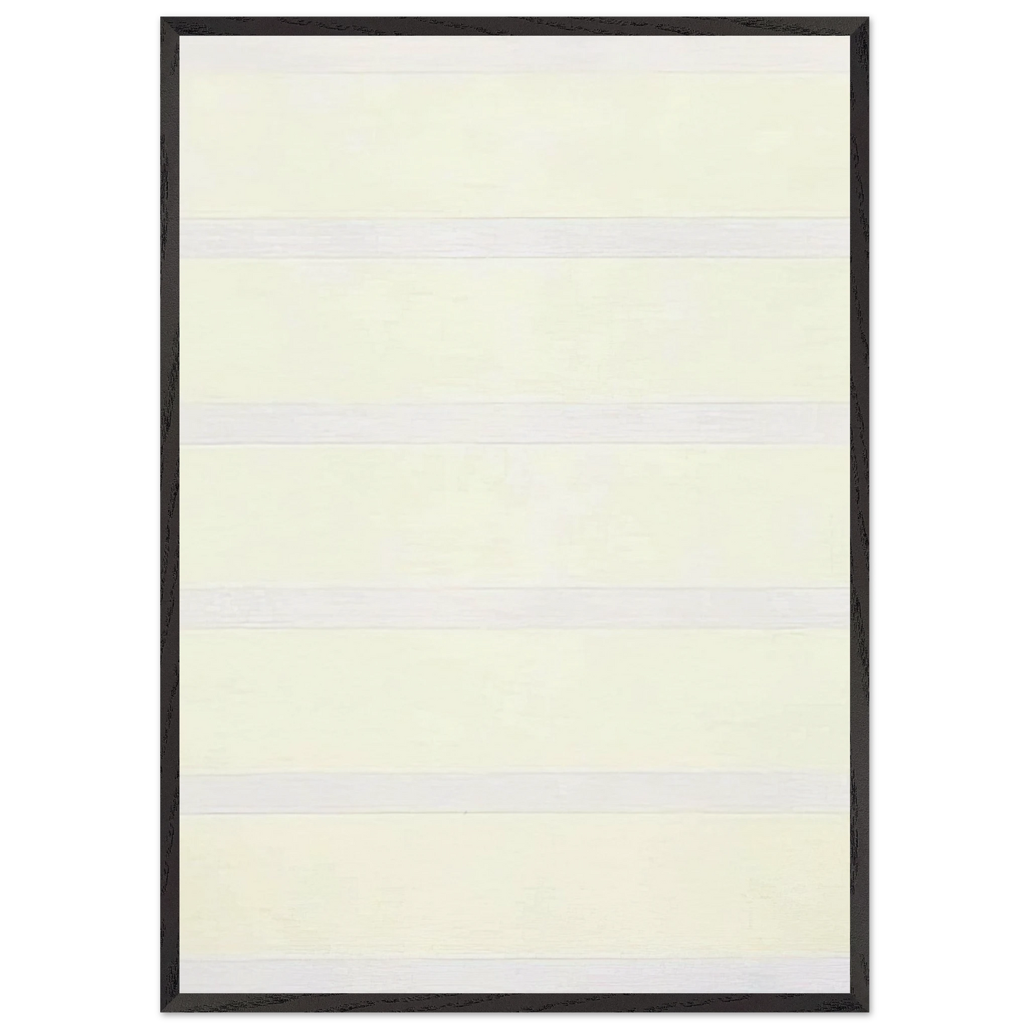Untitled 15 Peace - Agnes Martin 70x100 cm / 28x40 inches Framed Art Print – Black Wooden Frame