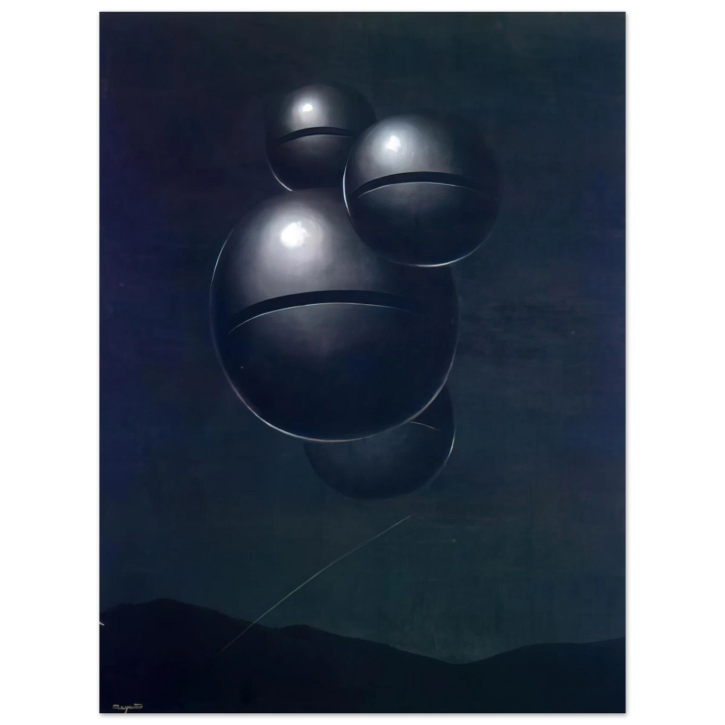 Rene Magritte - THE VOICE OF SPACE 1928 1 75x100 cm / 30x40inches Fine Art Poster