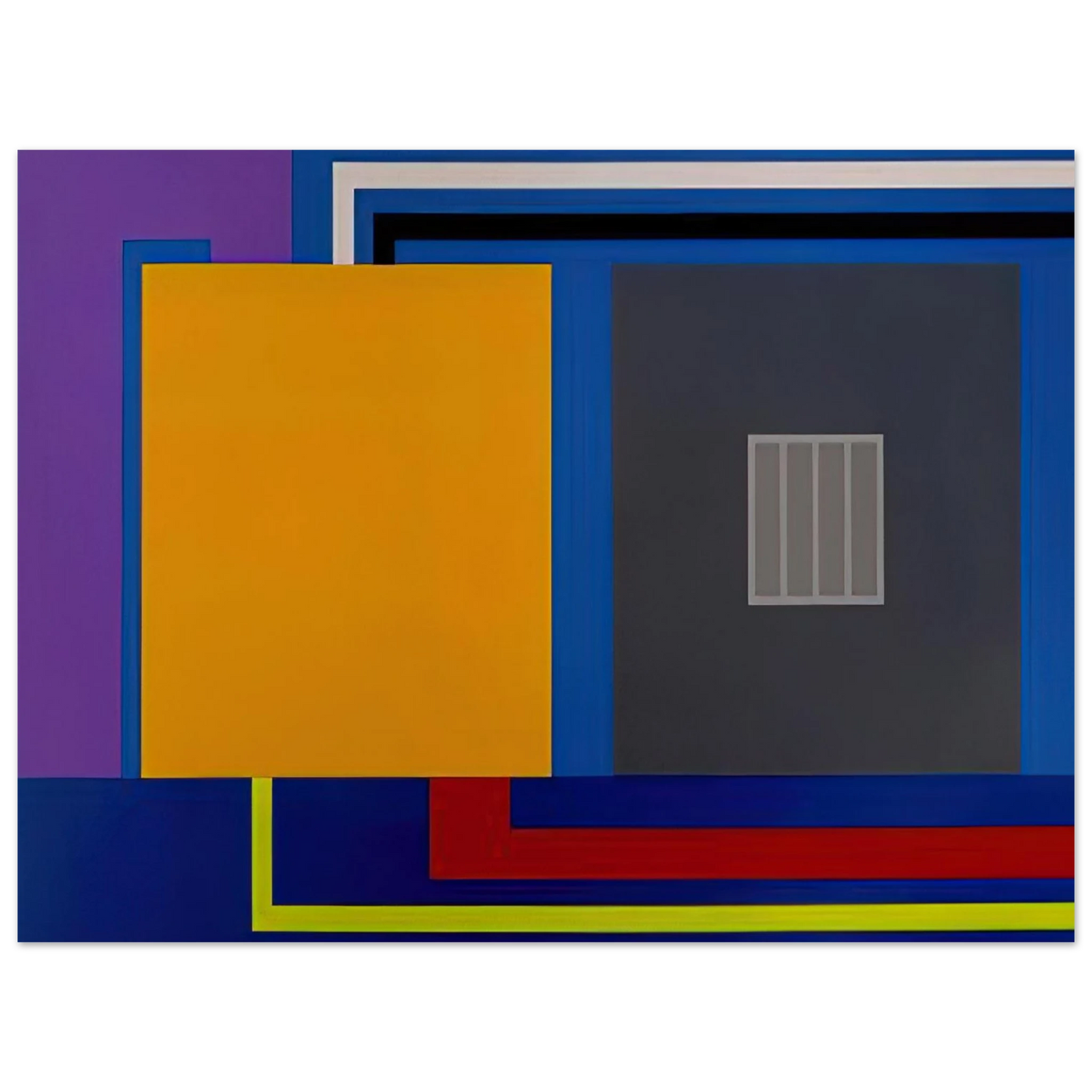 Peter Halley - A Perfect World - 1993 75x100 cm / 30x40inches Fine Art Poster