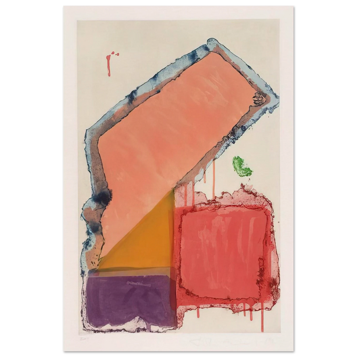 Anking - 1979 - John Hoyland Art Prints - 100x150 cm / 40x60″ inches | John Hoyland Poster | John Hoyland Prints