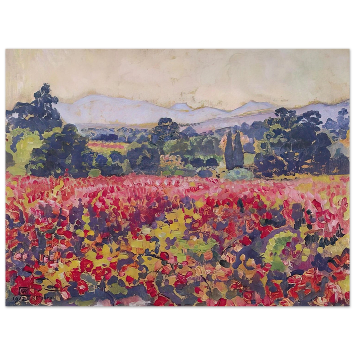 Theo van Rysselberghe - THE VINES IN SAINT CLAIR 1912 75x100 cm / 30x40inches Fine Art Poster