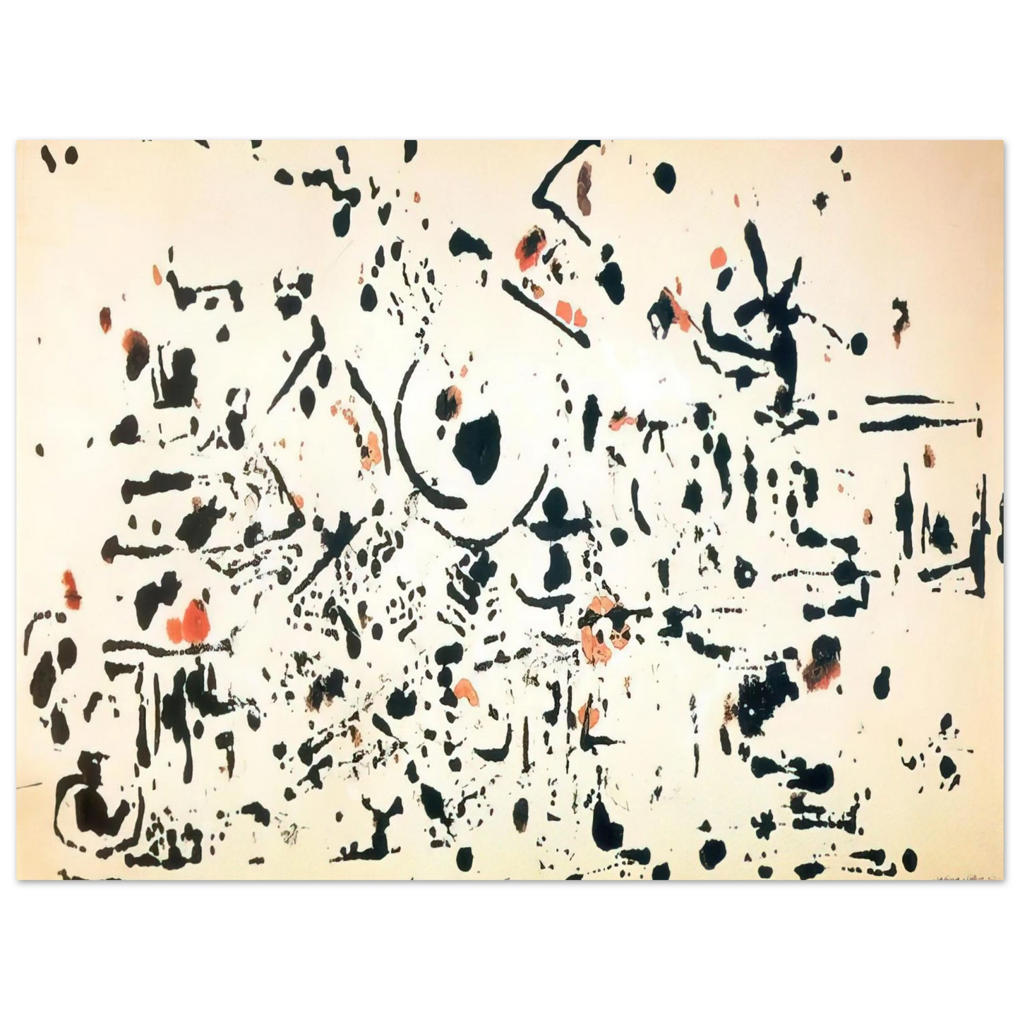 Jackson Pollock - UNTITLED 1951 75x100 cm / 30x40inches Fine Art Poster