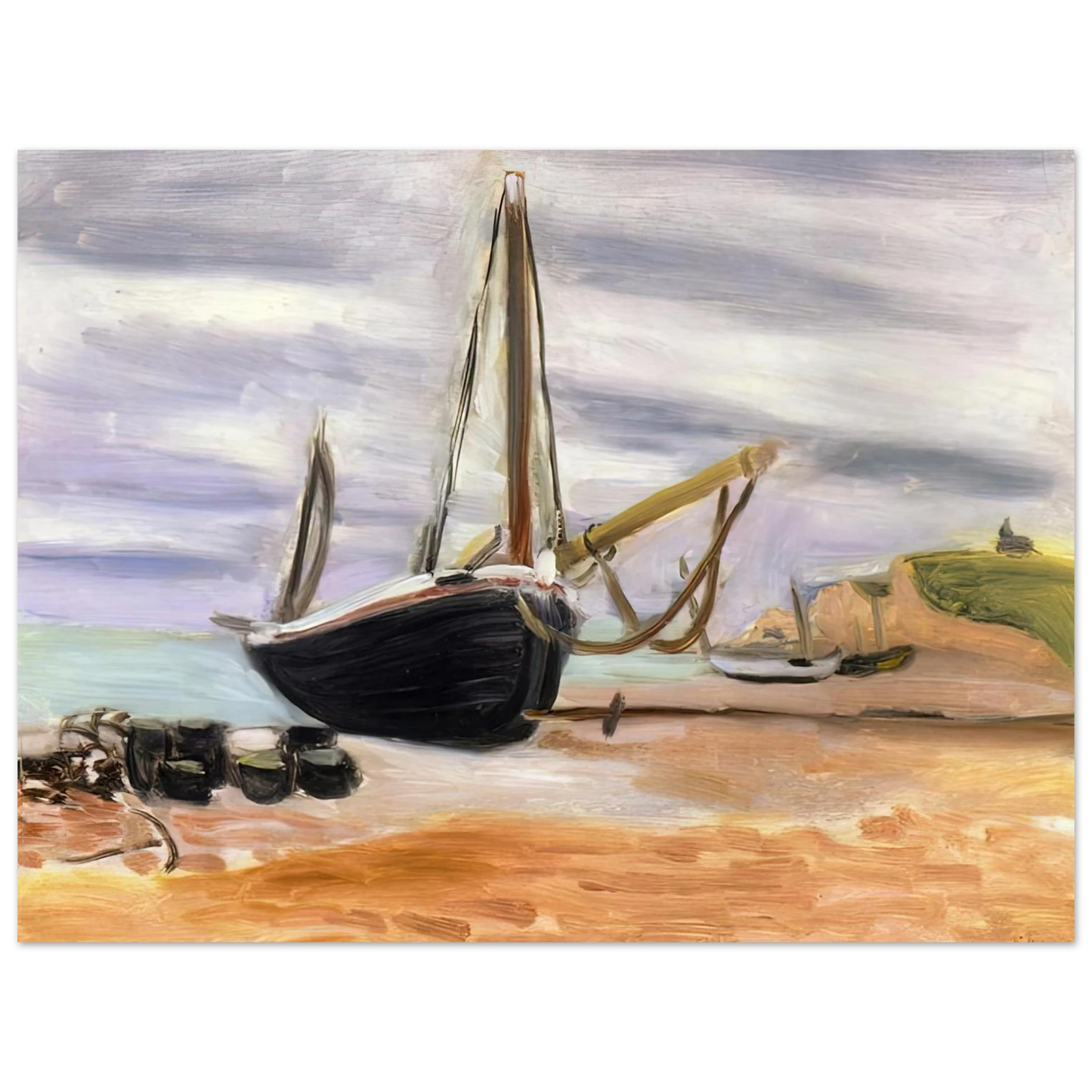 Henri Matisse - BOATS AT ETRETAT 1920 75x100 cm / 30x40inches Fine Art Poster
