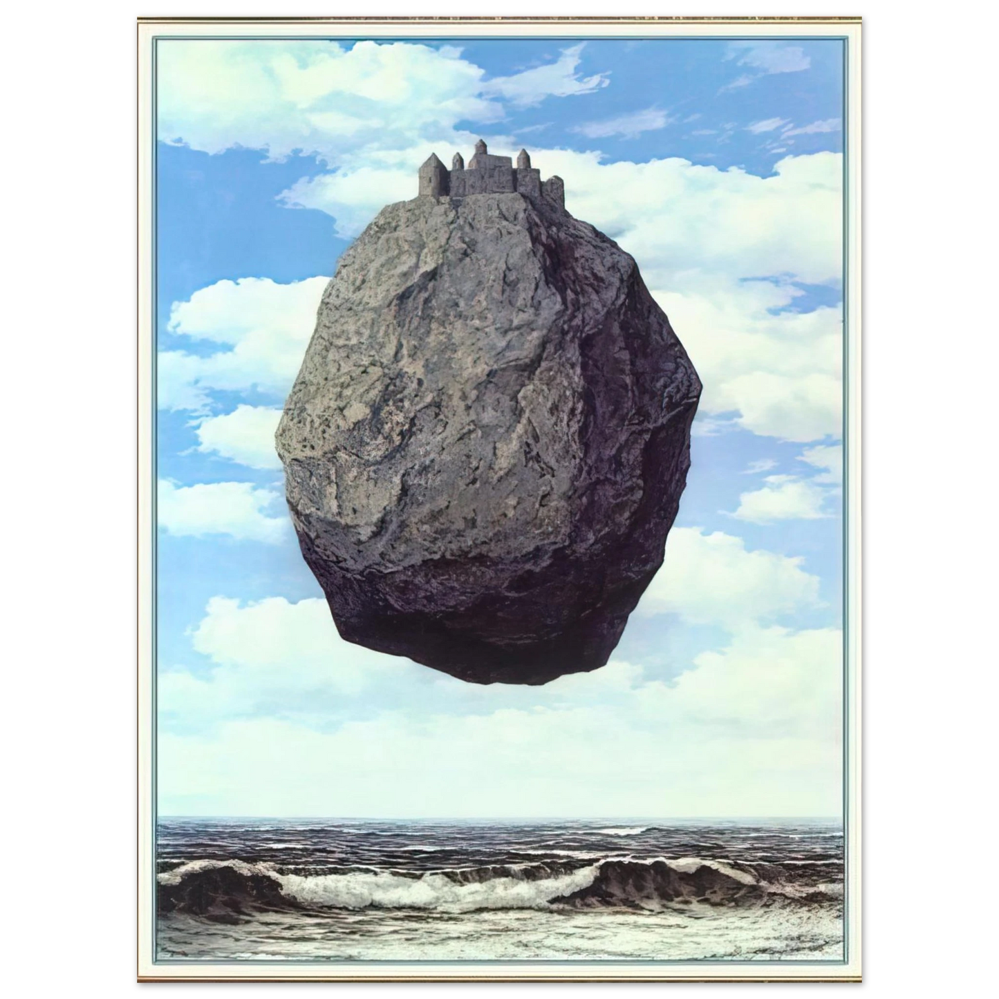Rene Magritte - THE CASTLE OF THE PYRENEES 1959 75x100 cm / 30x40inches Fine Art Poster