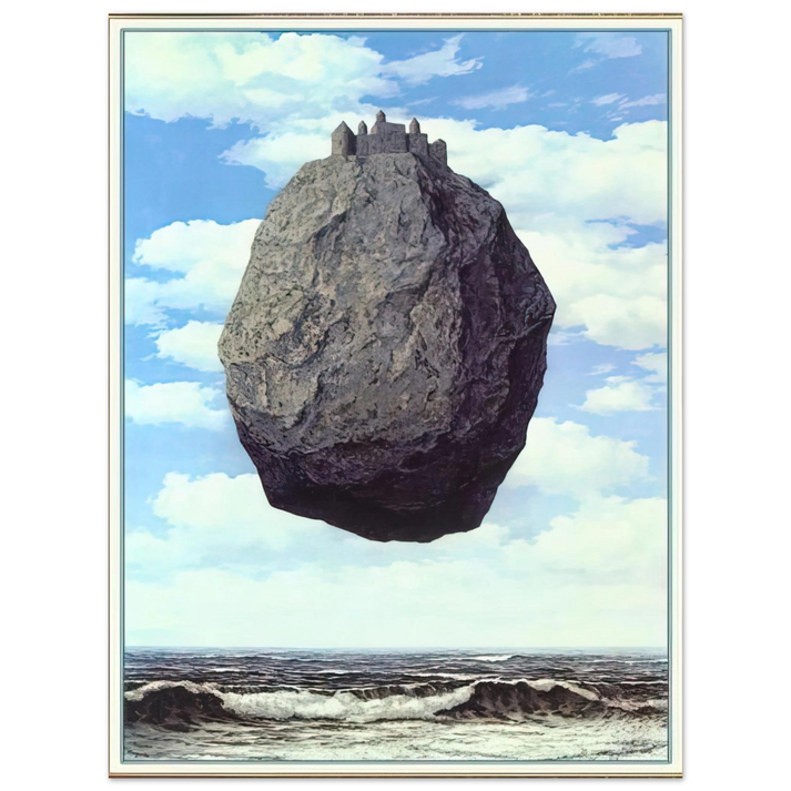 Rene Magritte - THE CASTLE OF THE PYRENEES 1959 75x100 cm / 30x40inches Fine Art Poster