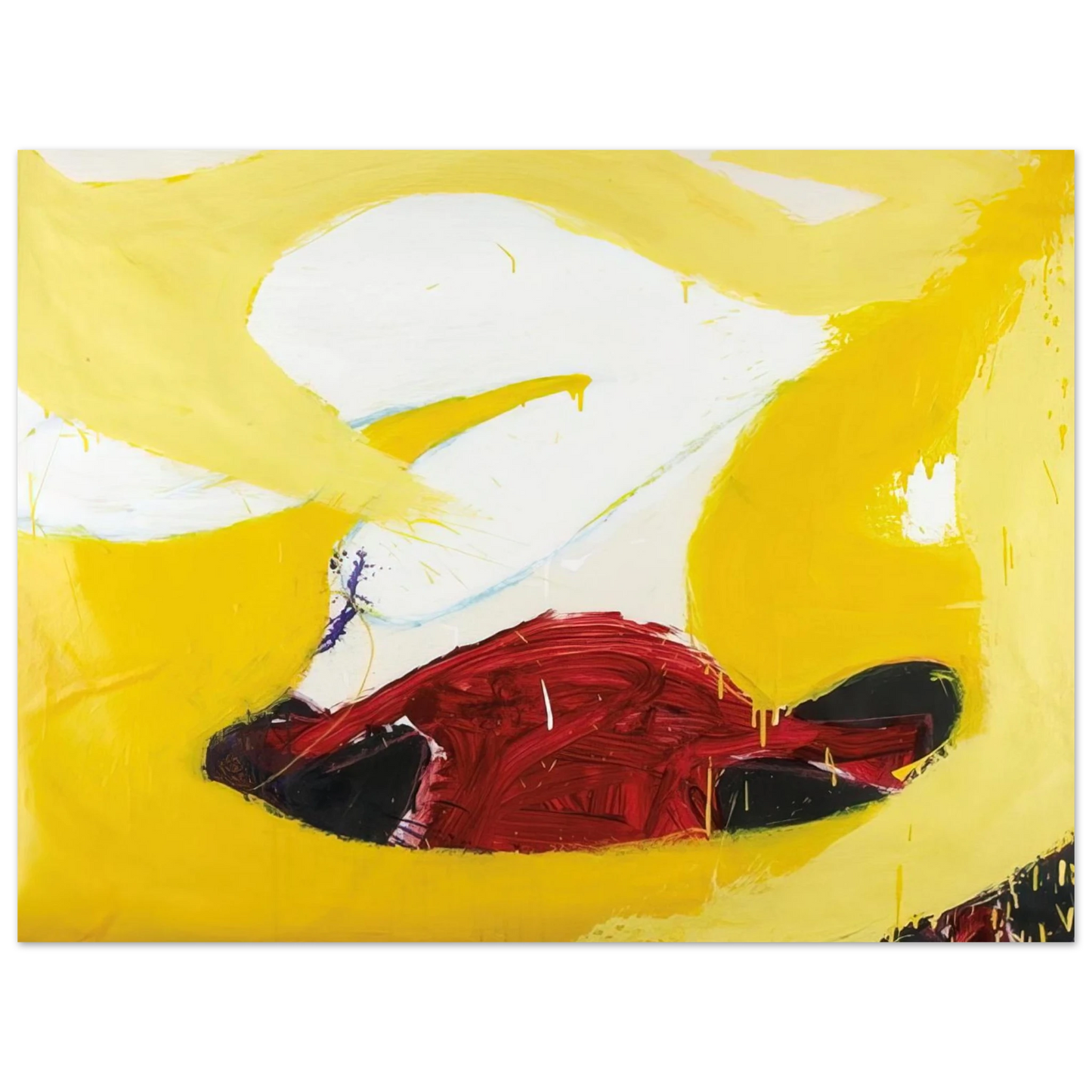 Norman Bluhm - Untitled - 1972 75x100 cm / 30x40inches Fine Art Poster