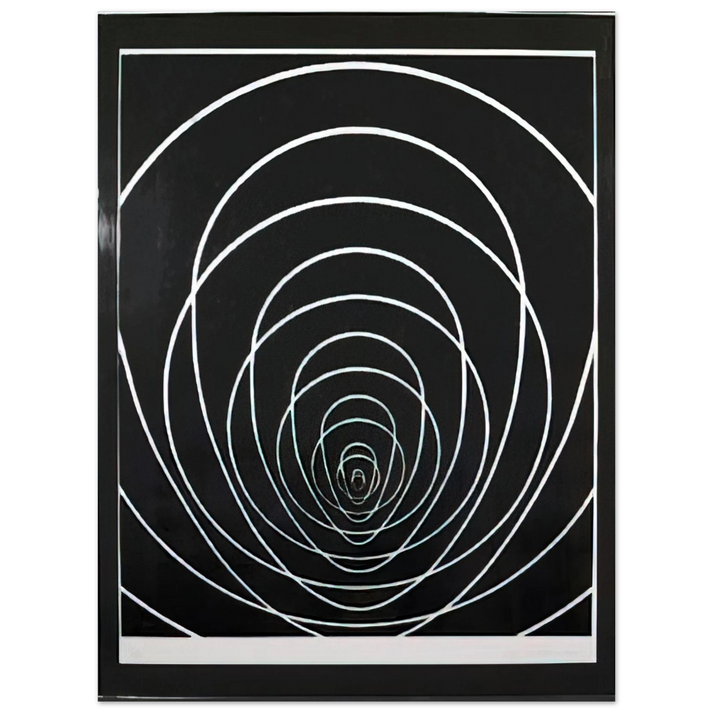 Clarence Holbrook Carter - Concentric Space - 1969 75x100 cm / 30x40inches Fine Art Poster