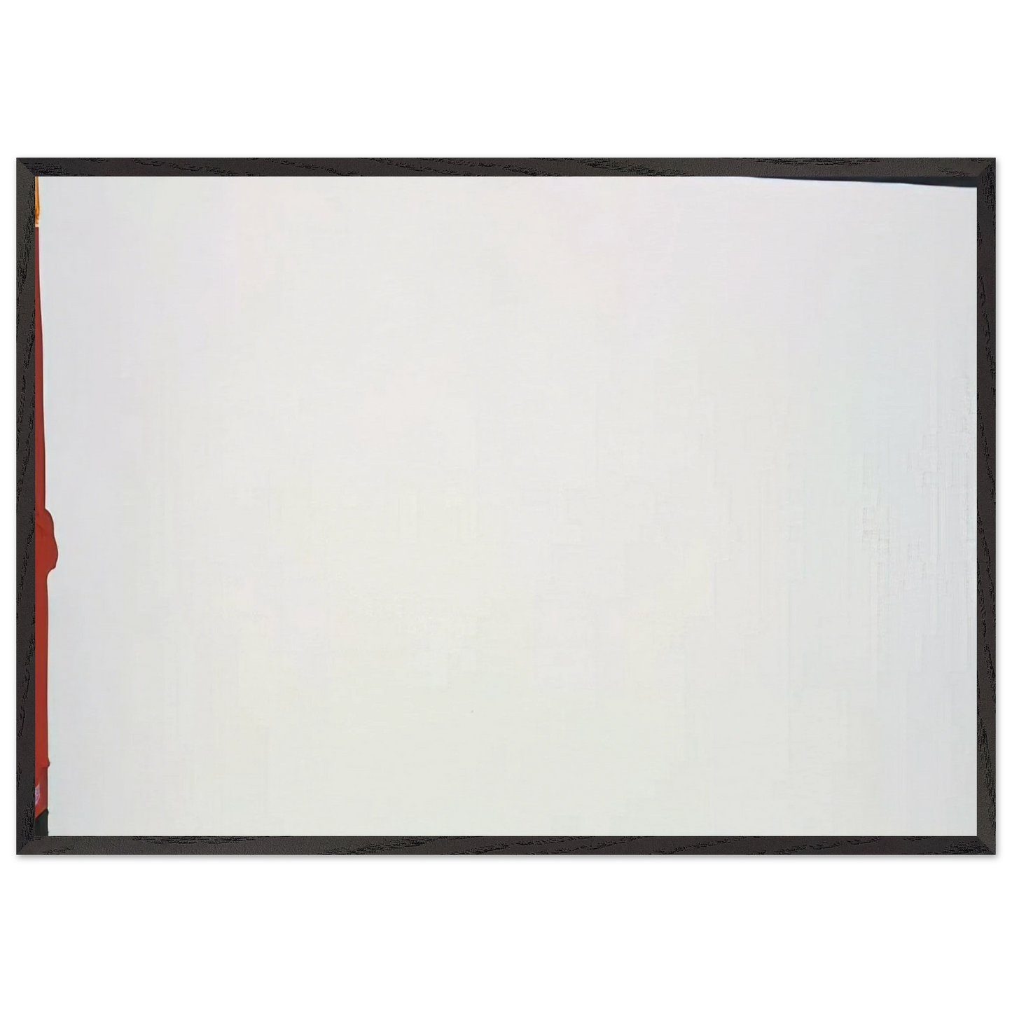 Untitled Bright Ring 1 SFP68-55 - Sam Francis 70x100 cm / 28x40 inches Framed Art Print – Black Wooden Frame