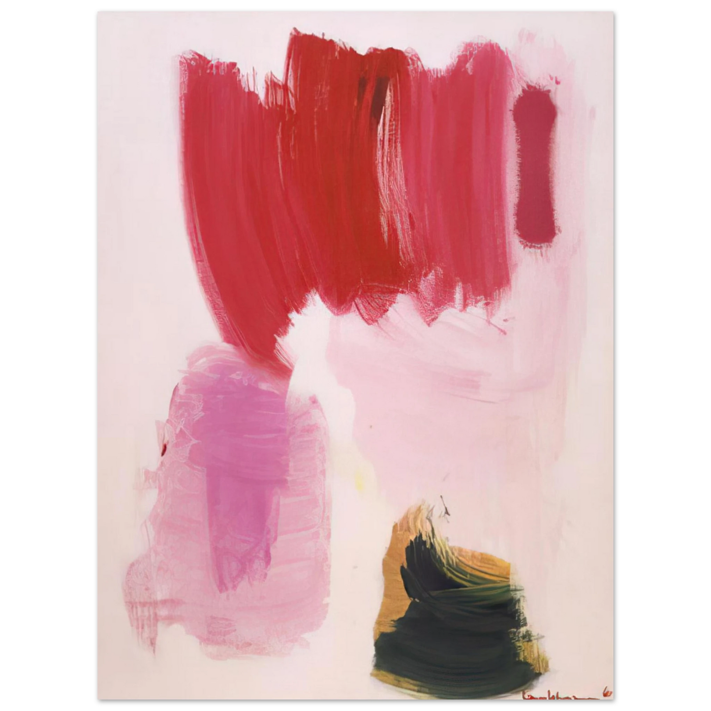 Hans Hofmann - Delirious Pink 75x100 cm / 30x40inches Fine Art Poster