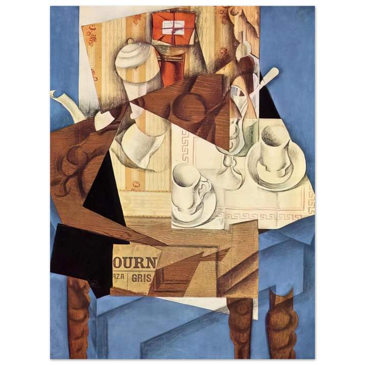 Juan Gris - BREAKFAST 1914 75x100 cm / 30x40inches Fine Art Poster