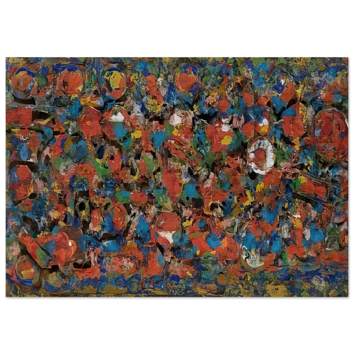Encrustation - 1976 - Richard Pousette-Dart Brushed Aluminum Print - 70x100 cm / 28x40 inches | Richard Pousette-Dart Aluminum Print | Richard Pousette-Dart Prints