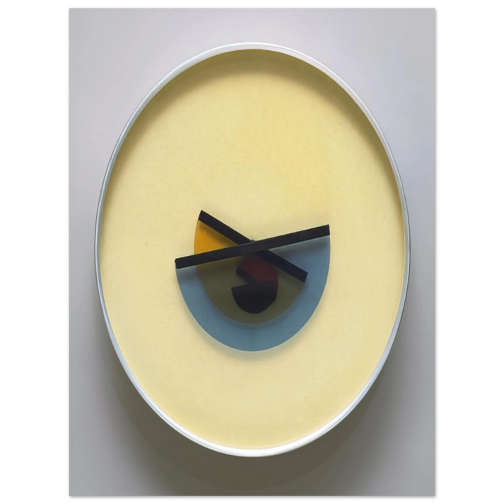Bruno Munari - L'Ora X Clock - 1945 75x100 cm / 30x40inches Fine Art Poster