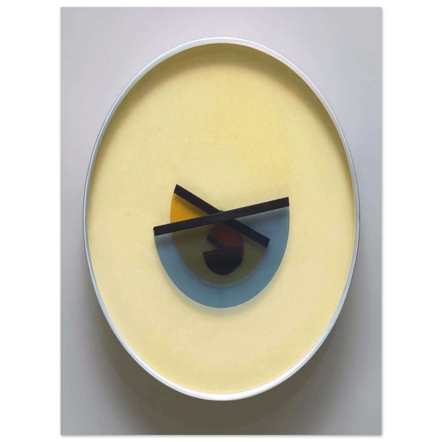 Bruno Munari - L'Ora X Clock - 1945 75x100 cm / 30x40inches Fine Art Poster