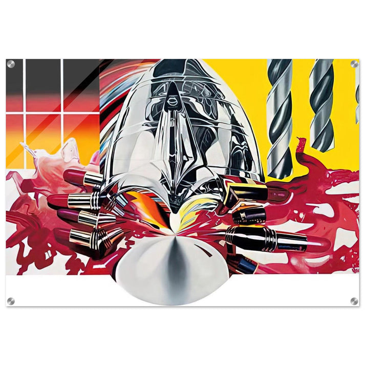 The Swimmer in the Econo-mist painting 3 - James Rosenquist Acrylic Print - 70x100 cm / 28x40″ inches | James Rosenquist Wall Art | James Rosenquist Prints