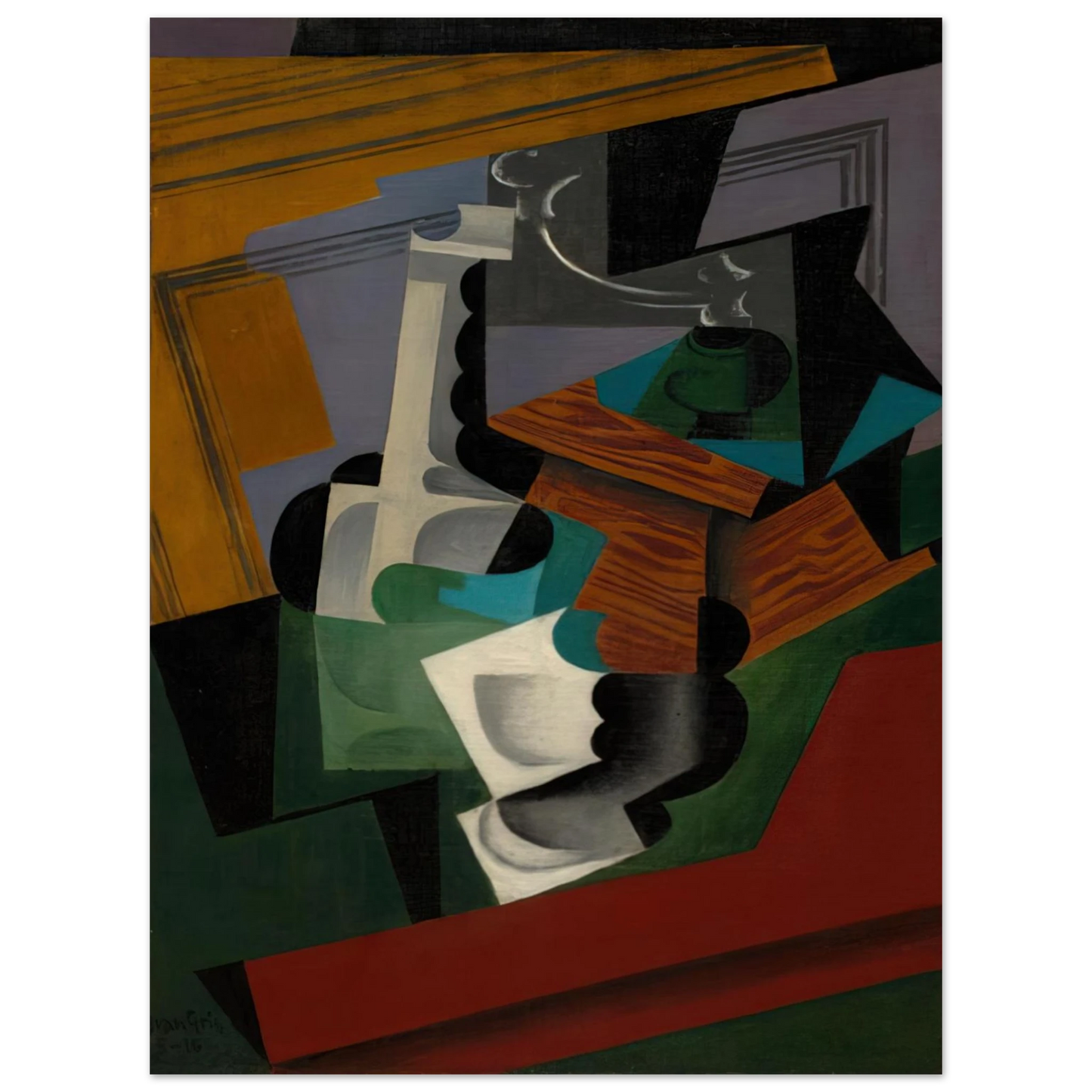 Juan Gris - THE COFFEE MILL 1916 75x100 cm / 30x40inches Fine Art Poster
