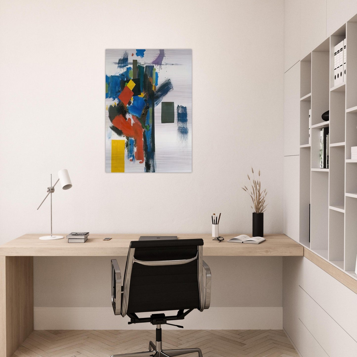 Heraldic Call - Hans Hofmann Brushed Aluminum Print - 70x100 cm / 28x40 inches | Hans Hofmann Aluminum Print | Hans Hofmann Prints
