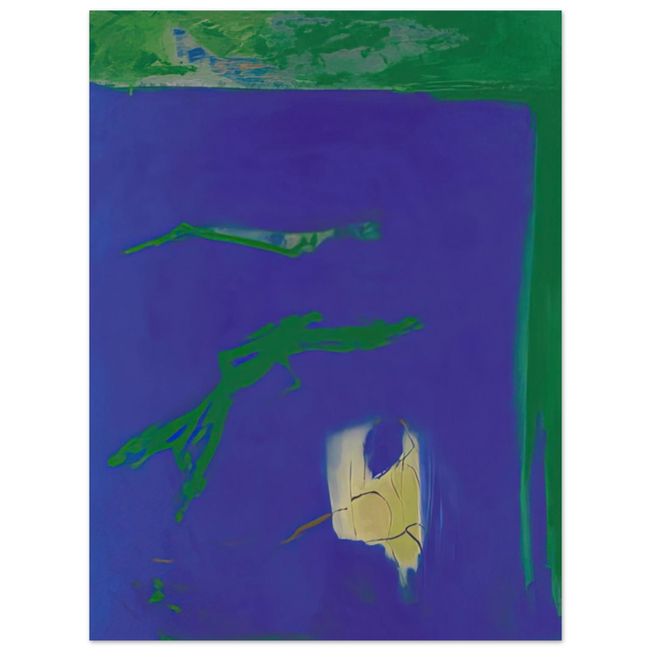 Esteban Vicente - AZUL 1994 75x100 cm / 30x40inches Fine Art Poster