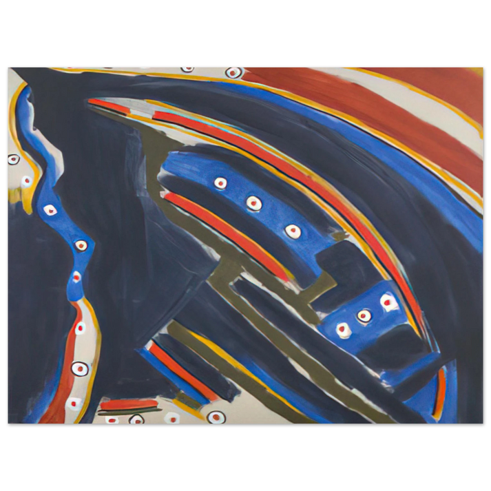 Betty Parsons - Gold Stopple Moonshot - 1972 75x100 cm / 30x40inches Fine Art Poster