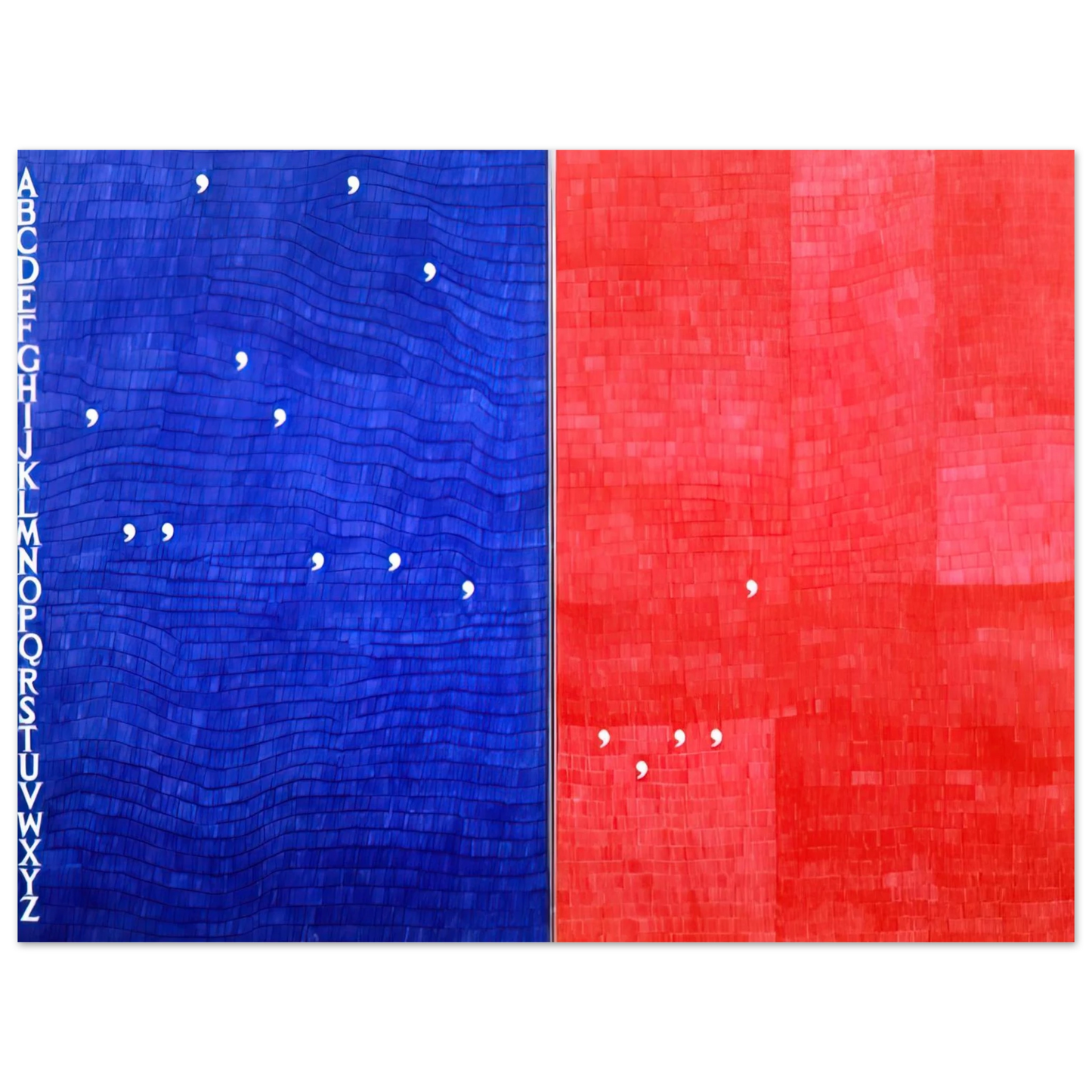 Alighiero Boetti - IMMAGINANDO TUTTO 1982 75x100 cm / 30x40inches Fine Art Poster