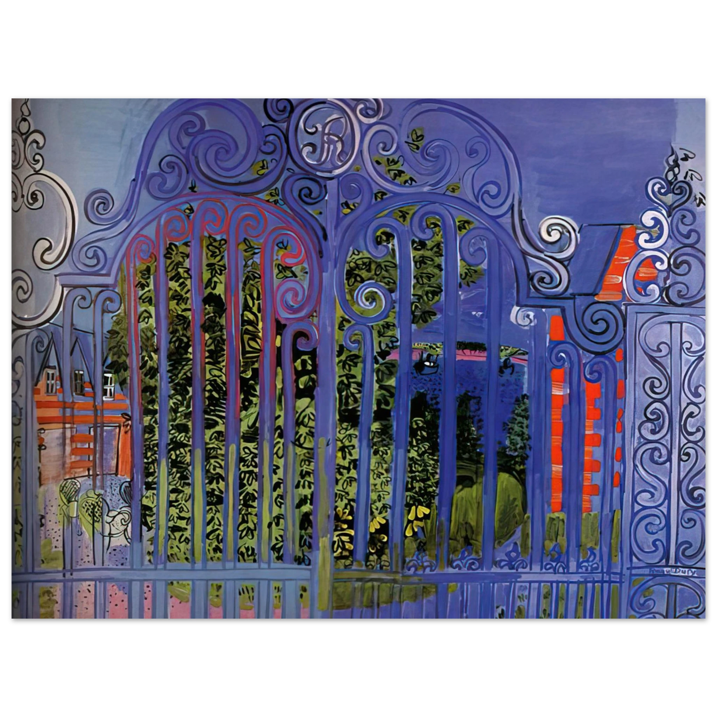 Raoul Dufy - THE GRID 1930 75x100 cm / 30x40inches Fine Art Poster