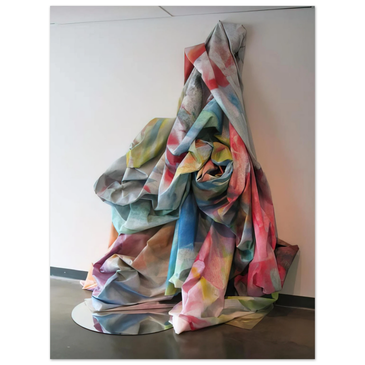 Sam Gilliam - Wall Cascade with Mirror 75x100 cm / 30x40inches Fine Art Poster