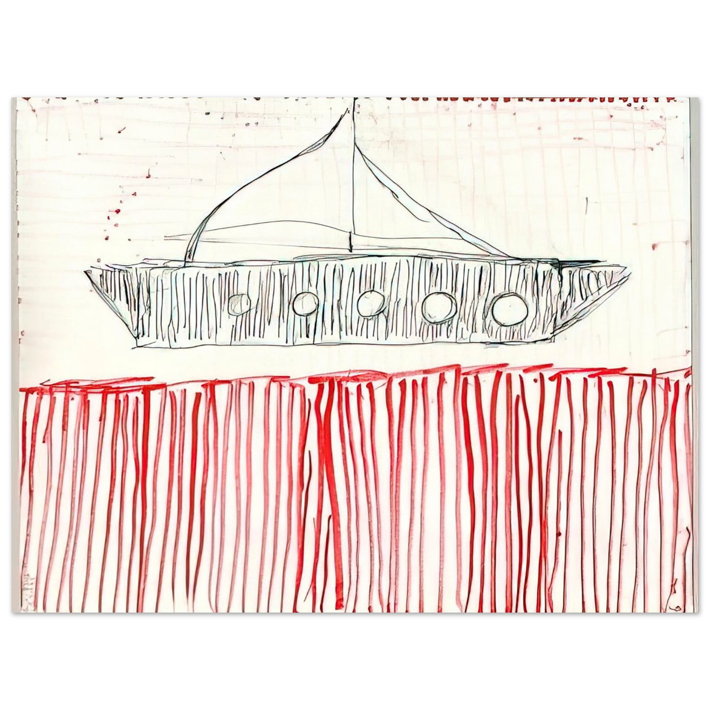 Louise Bourgeois - BE CALME OCTOBER 1ST 31ST 2004 0 75x100 cm / 30x40inches Fine Art Poster