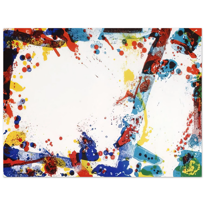 Sam Francis - Green Ring 75x100 cm / 30x40inches Fine Art Poster