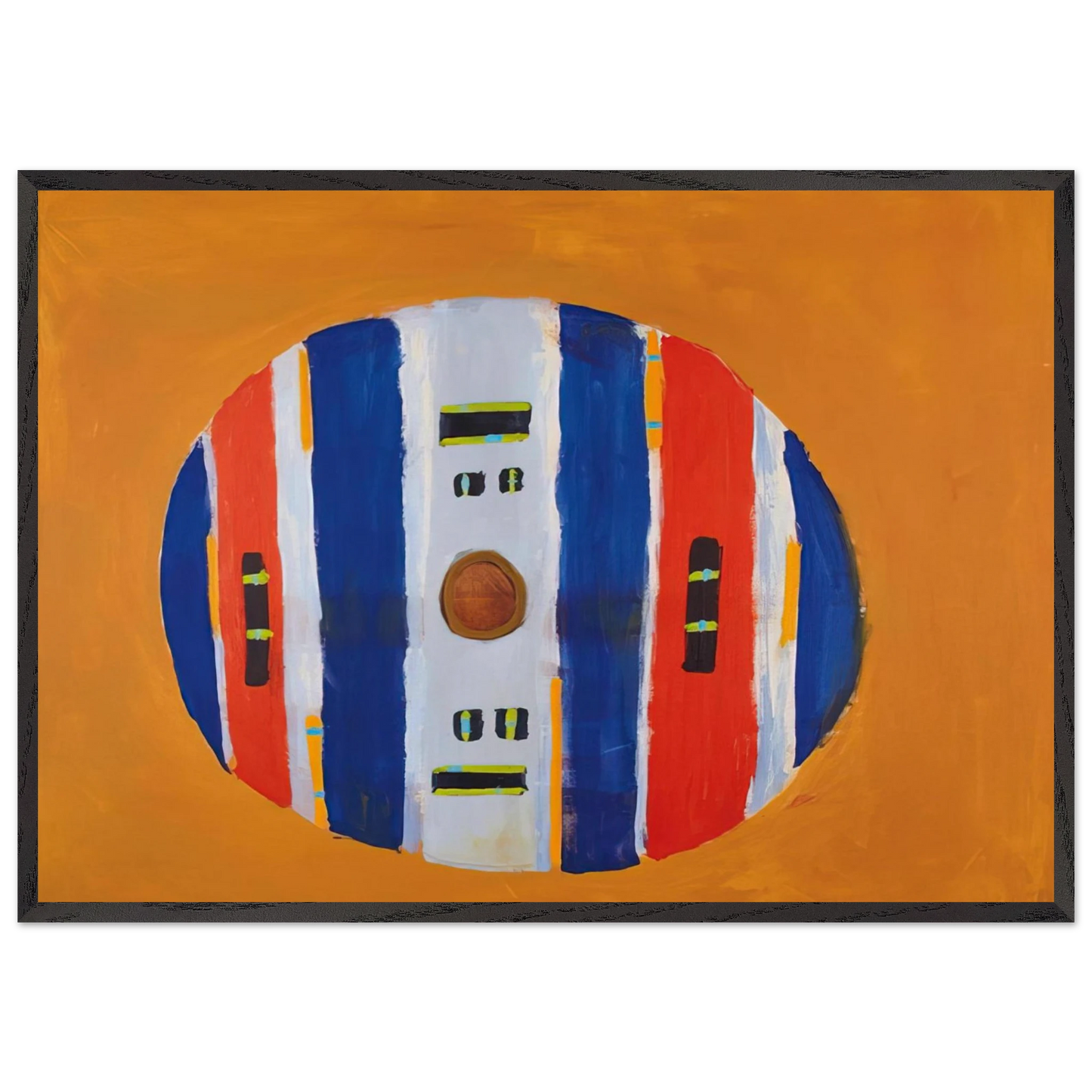 Target - 1981 - Betty Parsons 70x100 cm / 28x40 inches Framed Art Print – Black Wooden Frame