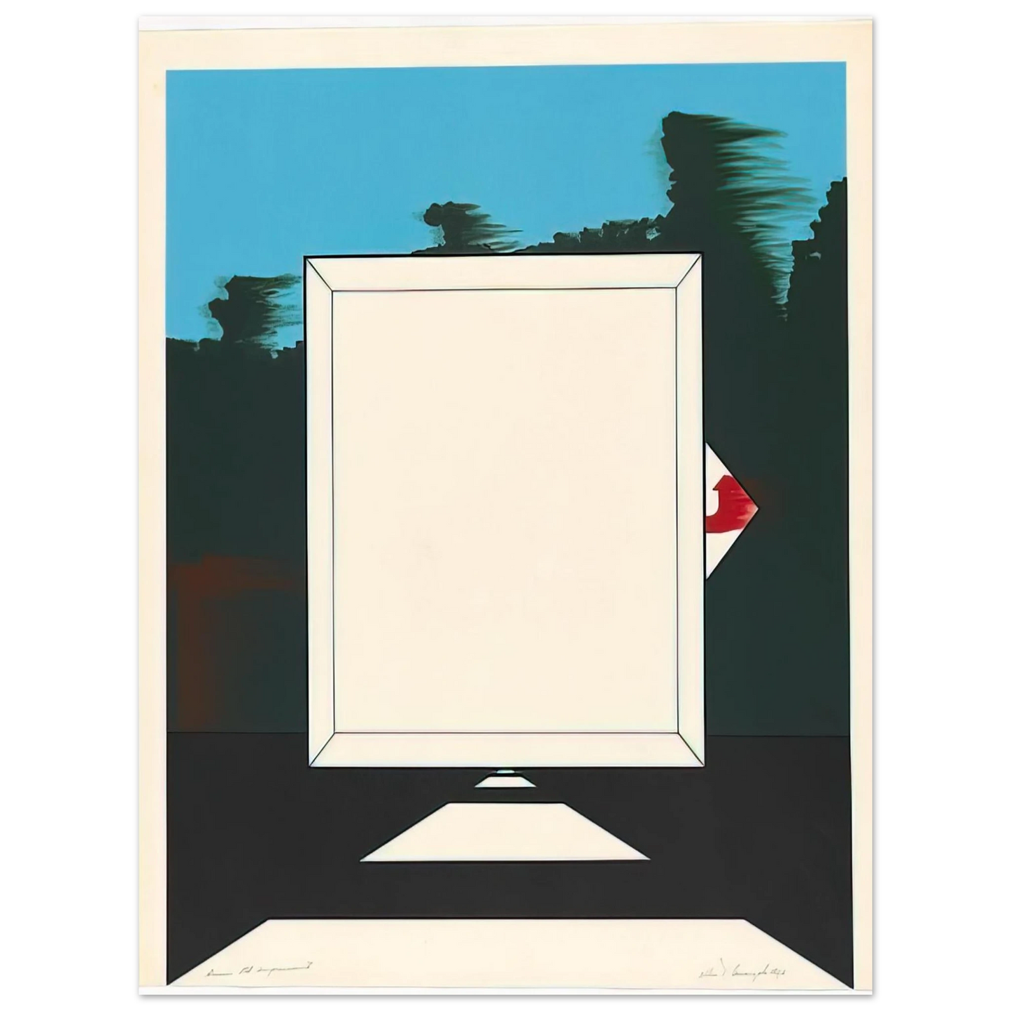 Allan D Arcangelo - Untitled - 1966 75x100 cm / 30x40inches Fine Art Poster