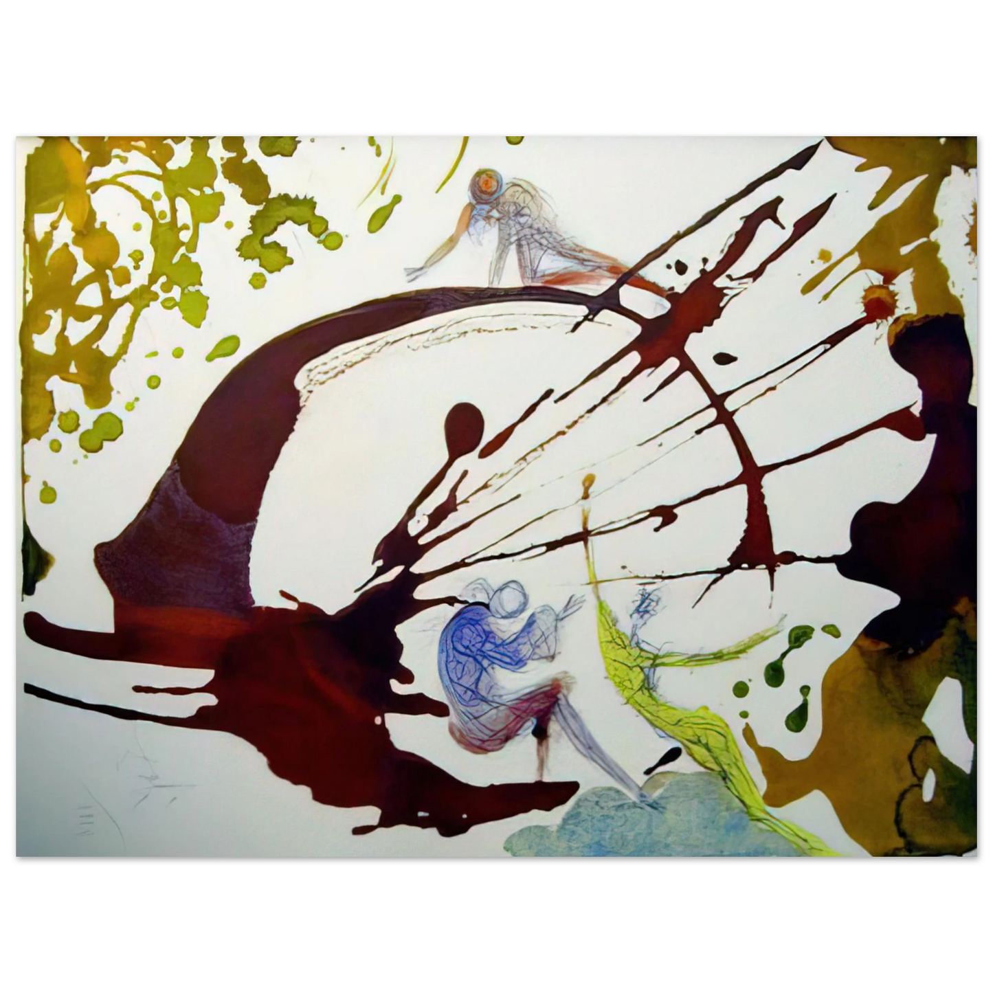 Salvador Dali - IN PRINCIPIODEUS CREAVIT 1964 75x100 cm / 30x40inches Fine Art Poster