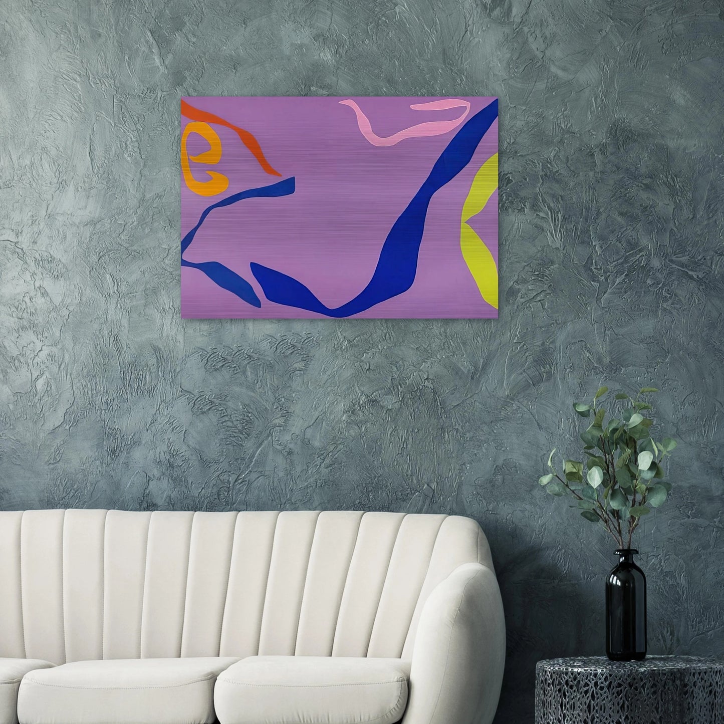 Untitled - 1970 - Ray Parker Brushed Aluminum Print - 70x100 cm / 28x40 inches | Ray Parker Aluminum Print | Ray Parker Prints