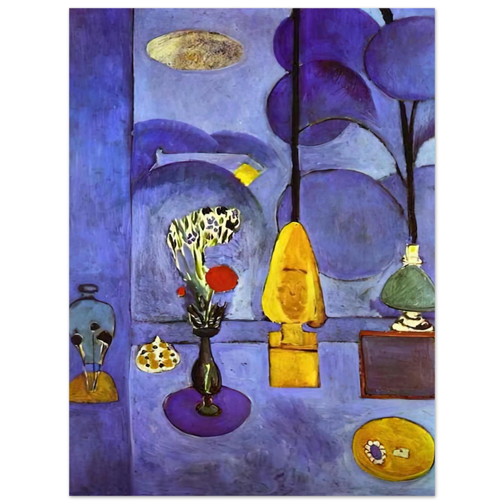 Henri Matisse - THE BLUE WINDOW 1911 75x100 cm / 30x40inches Fine Art Poster