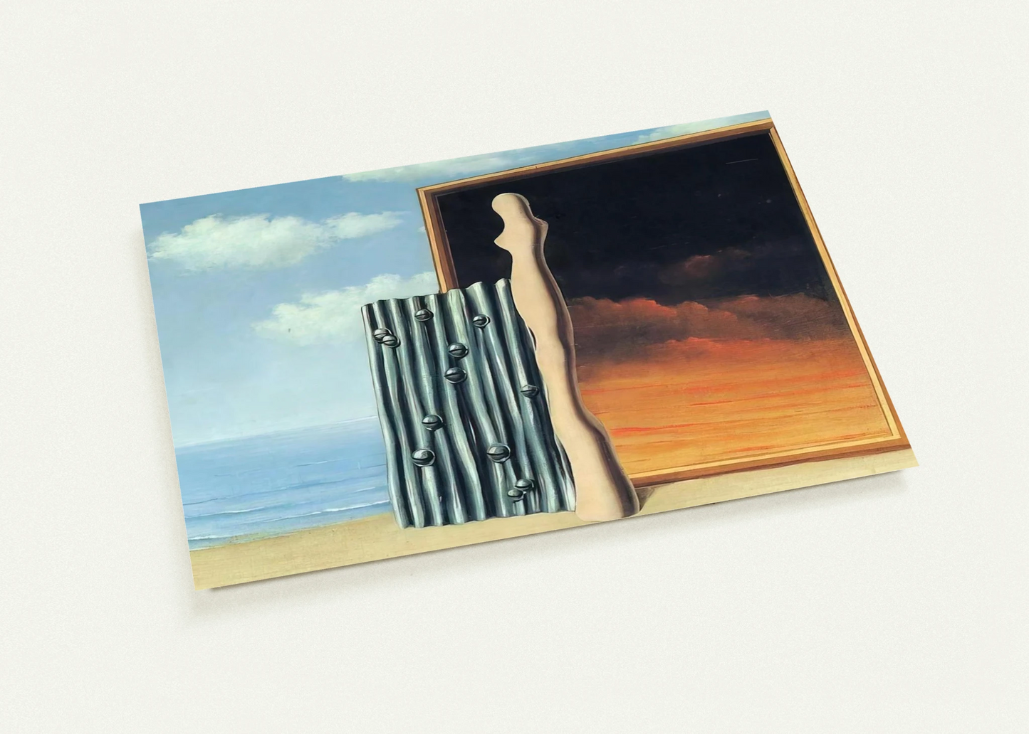 COMPOSITION ON A SEASHORE 1935 By Rene Magritte Pack of 10 Post Cards | Rene Magritte Post Cards | A6 (10.5 x 14.8 cm) - 4.1 x 5.8 inches