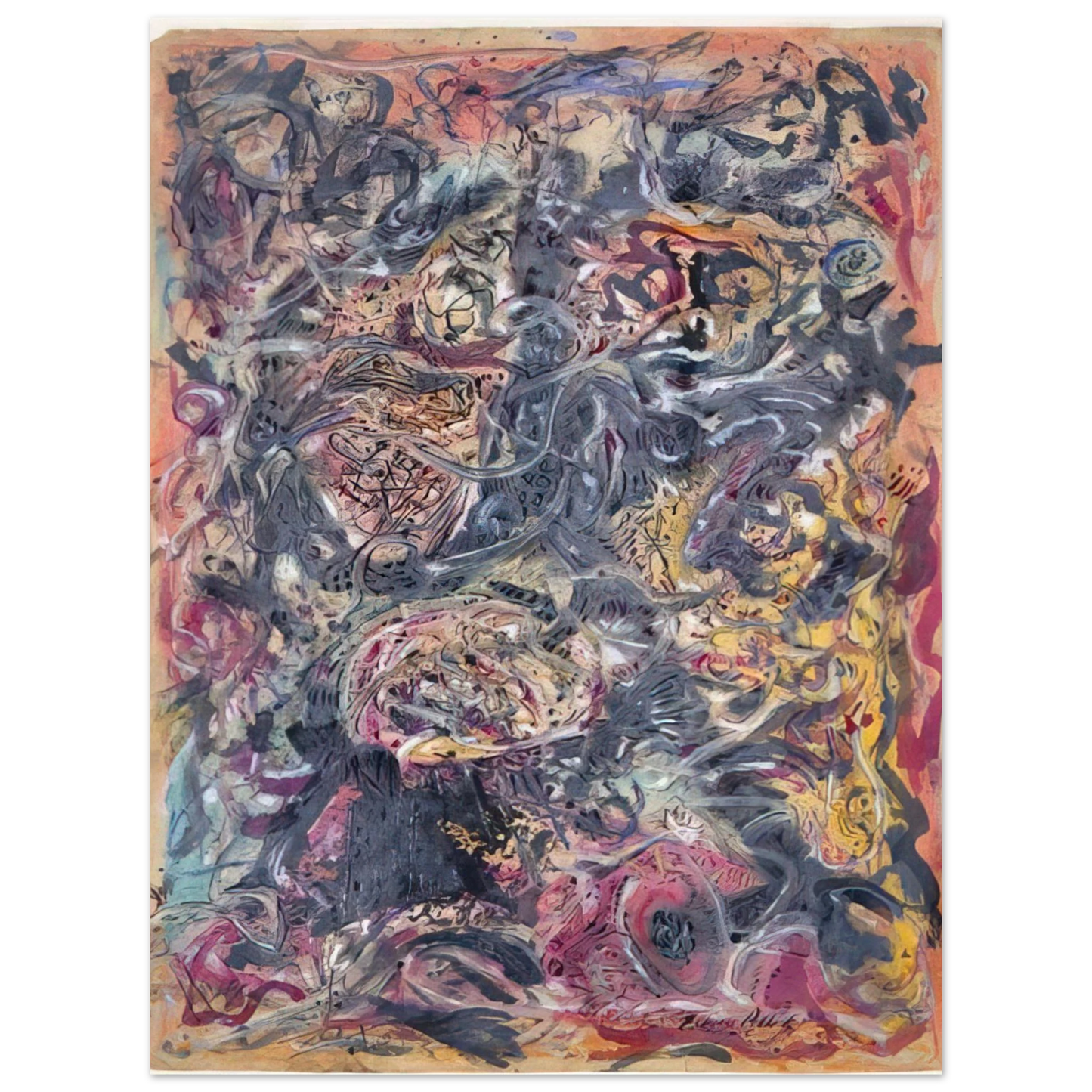 Jackson Pollock - PATTERN 75x100 cm / 30x40inches Fine Art Poster