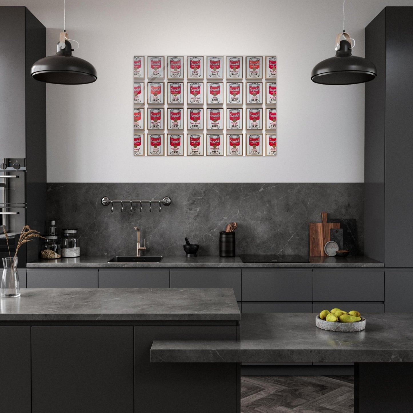 Campbell's Soup Cans - Andy Warhol Acrylic Print - 70x100 cm / 28x40″ inches