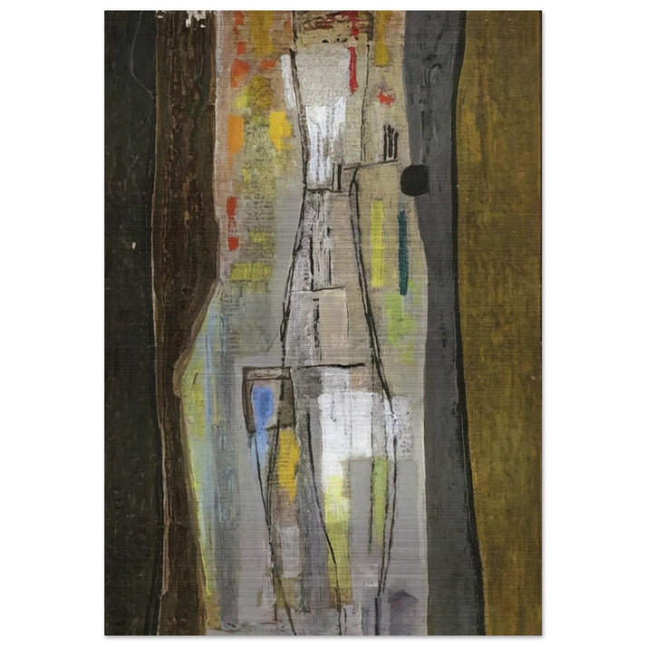 Stratificazione I - Art Informel - Bice Lazzari Brushed Aluminum Print - 70x100 cm / 28x40 inches | Bice Lazzari Aluminum Print | Bice Lazzari Prints