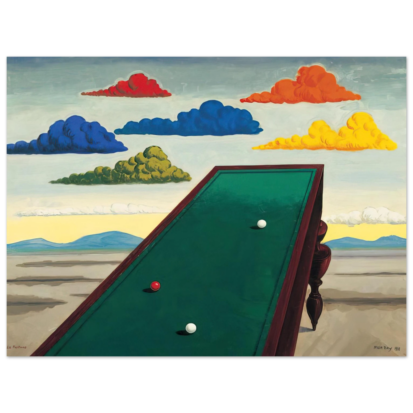 Man Ray - LA FORTUNE 75x100 cm / 30x40inches Fine Art Poster