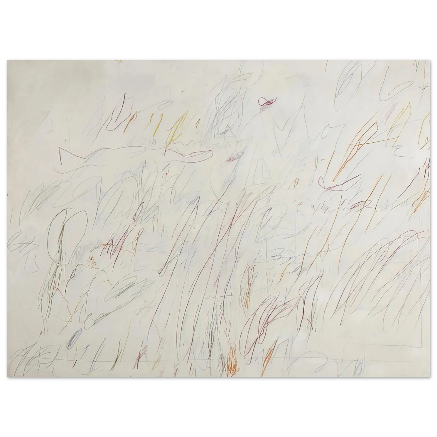 Cy Twombly - Sunset 75x100 cm / 30x40inches Fine Art Poster