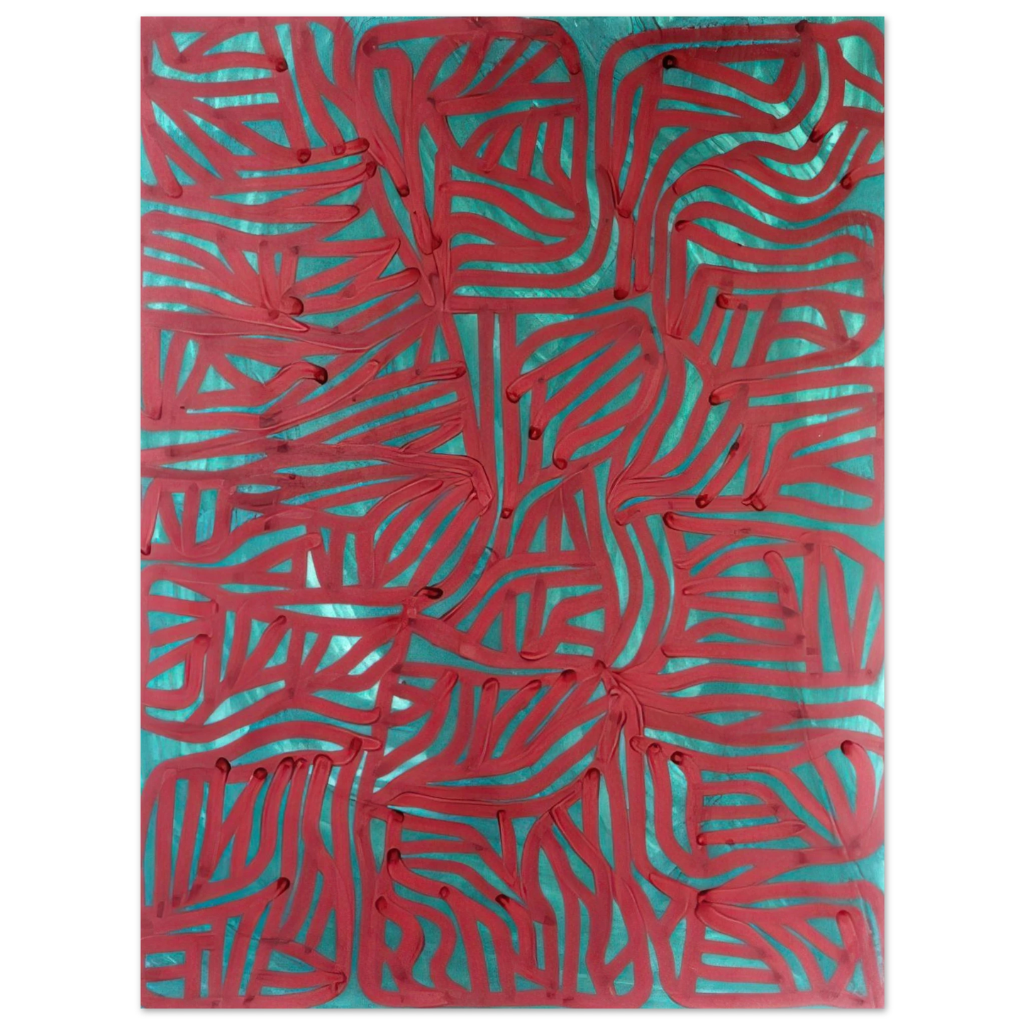 Sol LeWitt - Irregular Grid 75x100 cm / 30x40inches Fine Art Poster