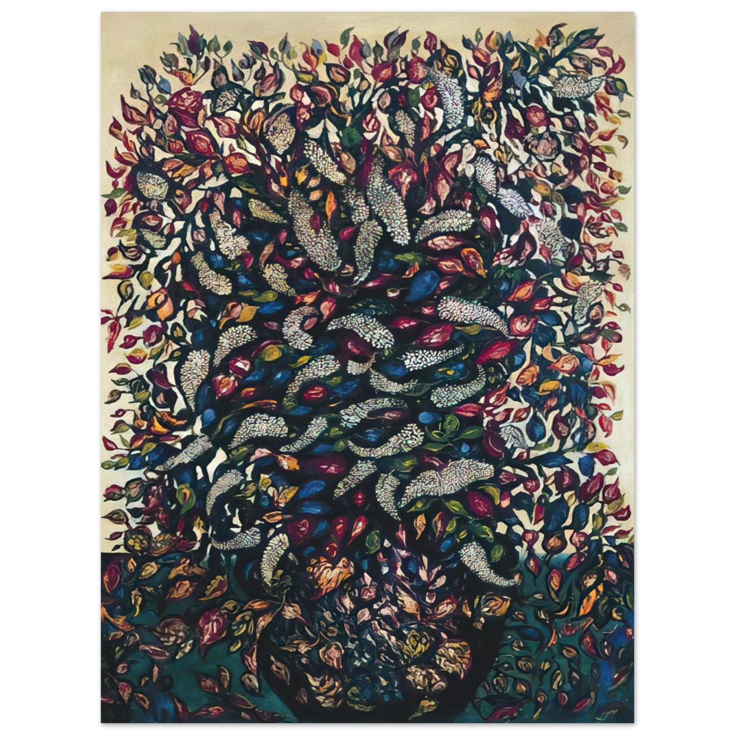 Seraphine Louis - Fleurs et fruits - 1920 75x100 cm / 30x40inches Fine Art Poster