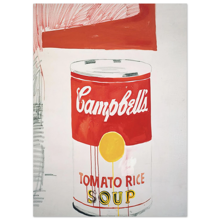 Andy Warhol - Campbell's Soup Can Tomato Rice Fine Art Poster
