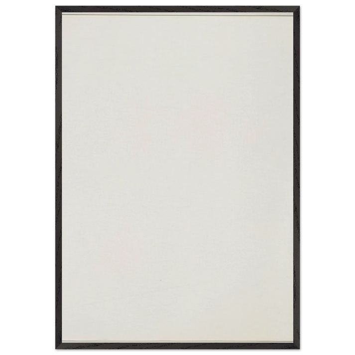 Convert - Robert Ryman 70x100 cm / 28x40 inches Framed Art Print – Black Wooden Frame