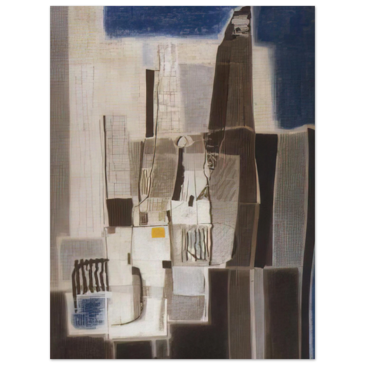 Bice Lazzari - Architettura 1 - Art Informel 75x100 cm / 30x40inches Fine Art Poster