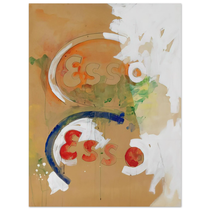 Mario Schifano - Segni di energia - Pop Art 75x100 cm / 30x40inches Fine Art Poster