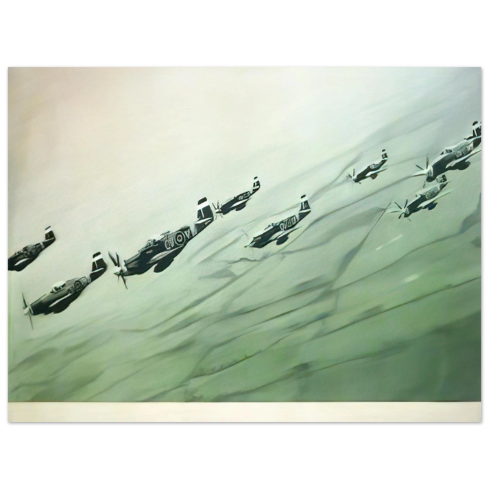 Gerhard Richter - MUSTANG STAFFEL 1964 75x100 cm / 30x40inches Fine Art Poster